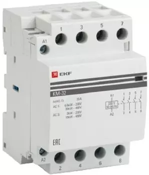 Контактор EKF km-3-32-31 КМ 32А 3NО+NC (3 мод.)