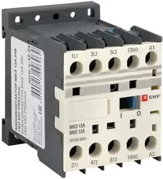 Контактор EKF Mctr-s-12-24 МКЭ 12А 24В 1NO