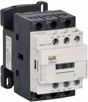 Контактор IEK AR-ACC-11-018-230-11 ARMAT КМИ-А-11812 LC1D 18А 230В/АС3 1NO/1NC