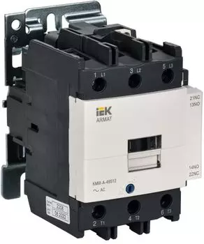 Контактор IEK AR-ACC-41-095-230-11 ARMAT КМИ-А-49512 LC1D 95А 230В/АС3 1NO/1NC