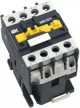 Контактор IEK КМИ-23211 32А 110В/АС3 1НЗ, малогабаритный, IP20, нереверсивный