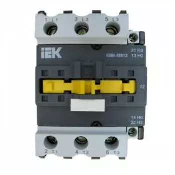 Контактор IEK КМИ-48012 80А 110В/АС3 1НО;1НЗ, малогабаритный, IP20, нереверсивный