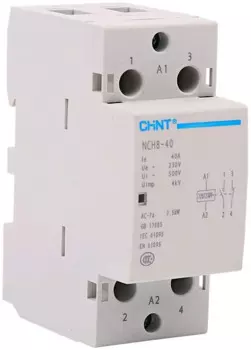 Контактор модульный CHINT 256083 NCH8-40/11 40А 1НЗ+1НО AC 220/230В 50Гц