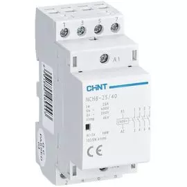 Контактор модульный CHINT 256089 NCH8-25/40, 25А, 4НО, AC, 220/230в 50Гц (R)