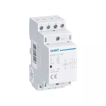 Контактор модульный CHINT 256090 NCH8-25/40 25А 4НО AC24В, 50Гц