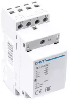 Контактор модульный CHINT 256091 NCH8-25/22 25А 2НЗ+2НО AC 230В 50Гц