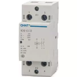 Контактор модульный CHINT 256093 NCH8-63/20, 63А, 2НО, AC, 220/230в 50Гц (R)