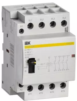 Контактор модульный IEK MKK22-40-40 с ручным управлением КМ40-40МР AC KARAT