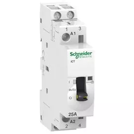Контактор модульный Schneider Electric A9C21532 с ручным управлением 2НО 220В АС 50Гц