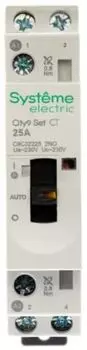 Контактор модульный Systeme Electric C9C32225 City9 Set 2P 2НО 25A AC 230В-230В
