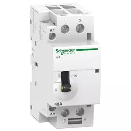 Контактор Schneider Electric A9C21842 модульный с ручным управлением 2НО 220/240В АС
