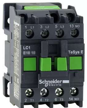 Контактор Schneider Electric LC1E3210M5 3P 1НО 32А 400В AC3 220В 50Гц