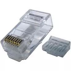 Коннектор TWT TWT-PL45-8P8C-6 RJ45 UTP 8P8C, универсальный, cat.6, 100 шт.