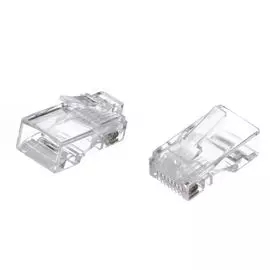 Коннектор Aopen/Qust ANM005-1/100 RJ-45/8p8c, кат 5e, 100 шт в уп