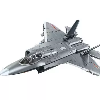 Конструктор Sembo Block 202244 Многоцелевой самолет J-35, 621 деталей, 2 фигурки