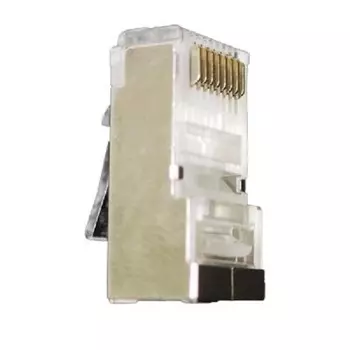 Коннектор BNH B352.1-6 RJ45, кат. 6, экр., обжимной, для кабеля, 100 шт, цвет: прозрачный
