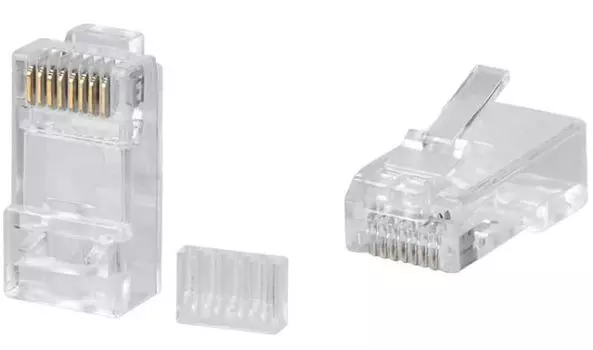 Коннектор Cabcoil FTP-45-C6-INS RJ-45, категории 6 под витую пару, экранированный, вставка в комплекте