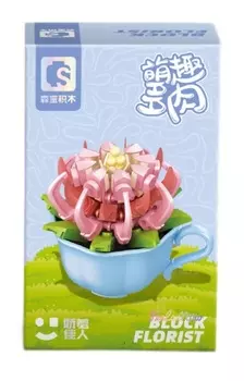 Конструктор Sembo Block 611046, цветы, 100 деталей.