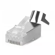 Коннектор Cabeus 8P8C-SH-C7(1.5)-TWP RJ-45(8P8C) под витую пару, категория 6a/7/7a, экранированный, универсальный (для одножильного и многожильного ка