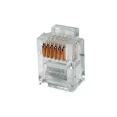 Коннектор Cablexpert MP-6p6c телефонный 6p6c, 3m" (100 шт.) RJ-12