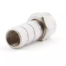 Коннектор Cablexpert SPL6-02 для кабеля RG6, 5шт, с уплот. рез. кольцом