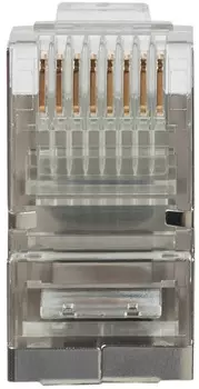 Коннектор Datarex DR-3004 FTP кат.5e 8P8C универсальная, 15U", 3 зубца, упак 100 шт