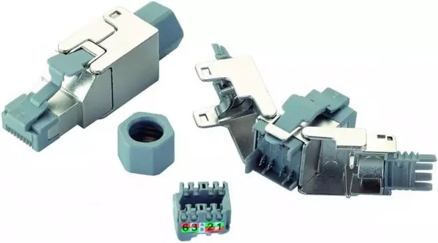 Коннектор Eurolan 13A-F6-03SL RJ45 категории 6 FTP для полевой установки