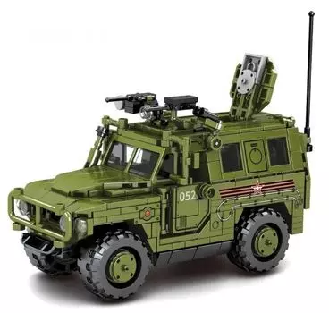 Конструктор SY 1671 бронированная машина SPM-2 Tiger, 419 деталей