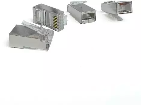 Коннектор Filum FL-PG8033-C5E быстрой установки, RJ45(8p8c), CAT5e, STP, уп/100 шт