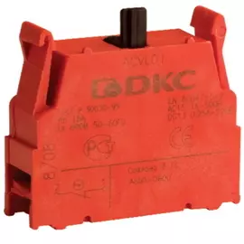 Контактный блок DKC ACVL02 с клеммными зажимами под винт, нормально-открытый, "Quadro"