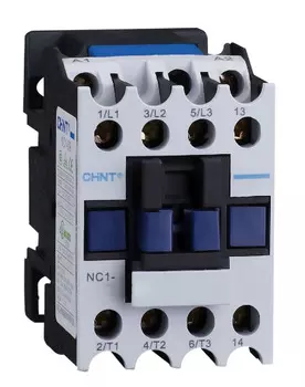 Контактор CHINT 221128 NC1-1201, 12А, 230В/АС3, 1НЗ, 50Гц (R)