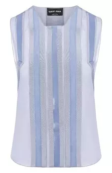 Шелковый топ Giorgio Armani