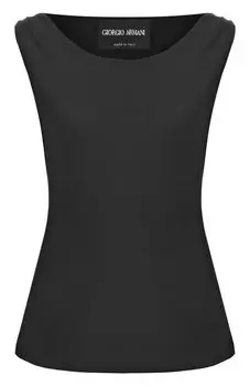 Шелковый топ Giorgio Armani