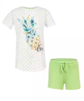 Пижама с шортами для девочки Button Blue (98-104)