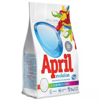 порошок стиральный APRIL Evolution Color 3кг
