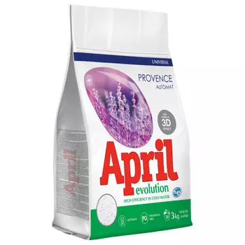порошок стиральный APRIL Evolution Provenсe Universal 3кг