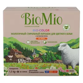 порошок стиральный BIOMIO Color 1,5кг