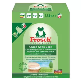 порошок стиральный FROSCH Колор Алоэ Вера 1,35кг концентрат