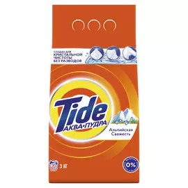 порошок стиральный TIDE Альпийская свежесть (автомат), 3 кг