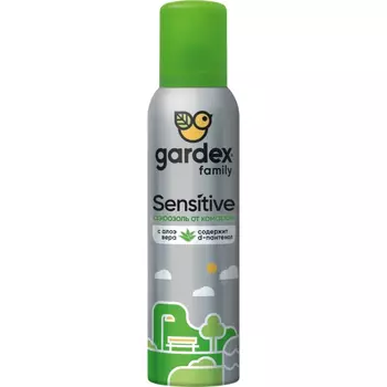 Аэрозоль Gardex Family Sensitive от комаров 150 мл