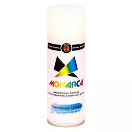 Аэрозольная краска Monarca RAL9003 Белый матовый 520 мл