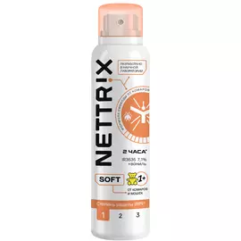 Аэрозоль от комаров Nettrix Soft для детей от 1 года, 100 мл