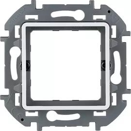 Адаптер Legrand Inspiria для 2-модульных механизмов Legrand Mosaic, цвет - белый