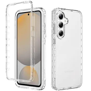 Анти-желтый чехол для мобильного телефона Samsung Galaxy S25 Ultra S23 S24 FE S22 S21 Plus A56 A36 A16 5G A55 A35 A15 A14 A54 A34 Чехлы for Galaxy S25 чистый