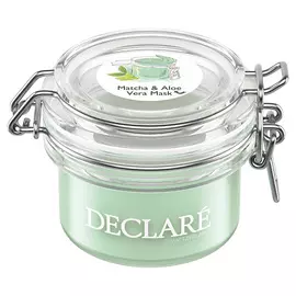 DECLAR Маска-антистресс для лица с зеленым чаем матча и алоэ вера Matcha & Aloe Vera Mask