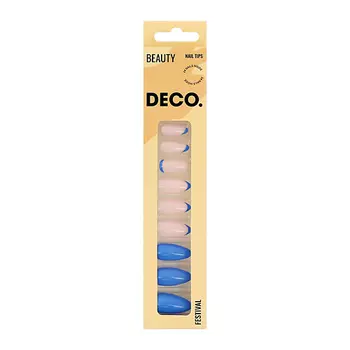 DECO. Набор накладных ногтей с клеевыми стикерами BEAUTY