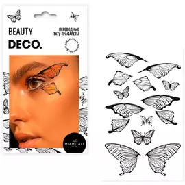 DECO. Набор тату стрелок-трафаретов EYELINER by Miami tattoos переводных