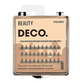 DECO. Пучки ресниц с плоским основанием short 1.0