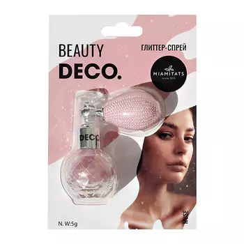 DECO. Глиттер-спрей для лица, тела и волос by Miami tattoos 5