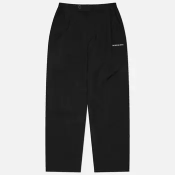 Мужские брюки MKI Miyuki-Zoku Viscose Linen Wide Fit Suit, цвет чёрный, размер S